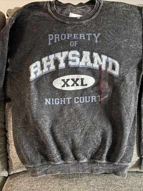 ACOTAR sweatshirt "Property of RHYSAND"; size XS (looks more like S/M)
